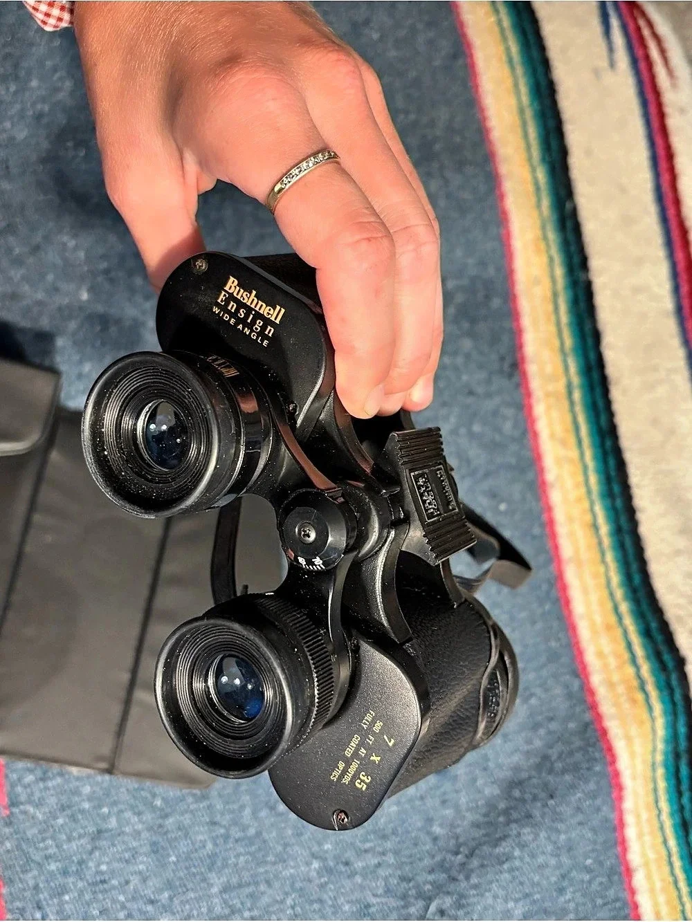 Bushnell Black Binoculars with Case